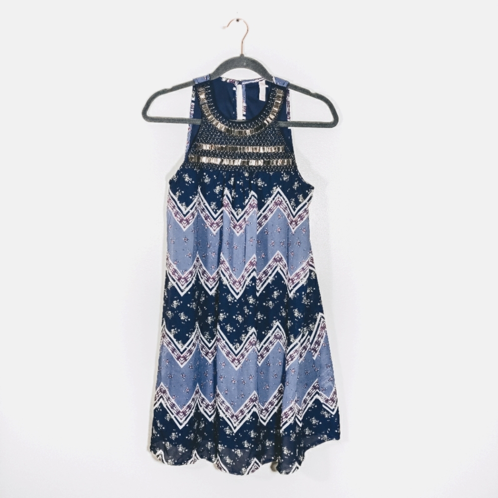 ⭐Xhilaration | Long Women's Pattern Halter Dress